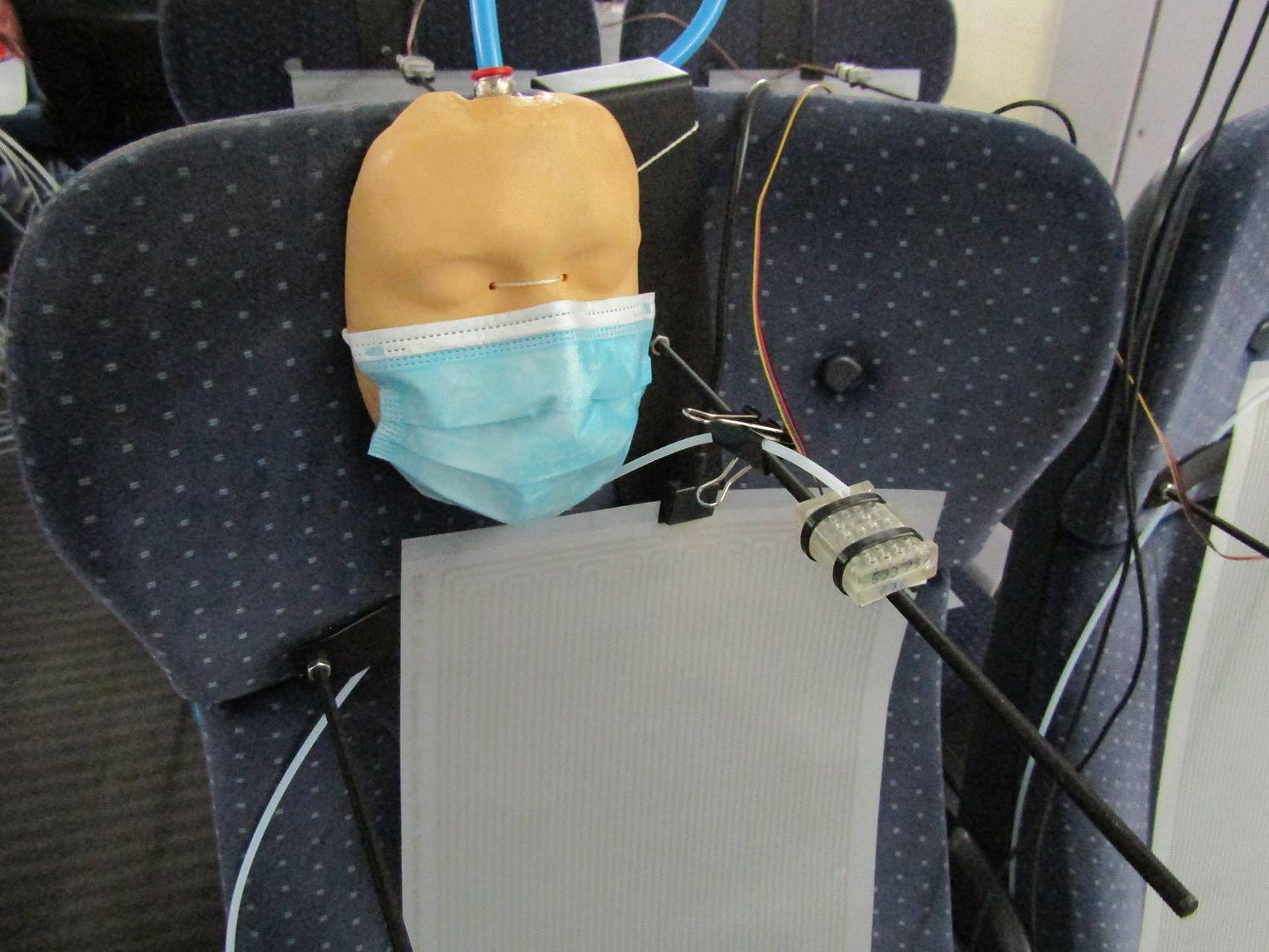 Gesichtsmimik mit Maske